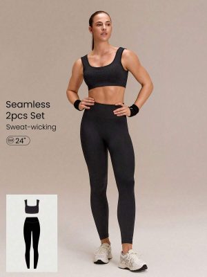 Conjunto Fitness Esportivo Textura Canelada